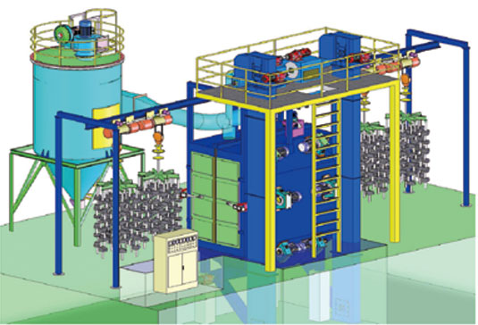 吊鉤通過式拋丸機(jī)